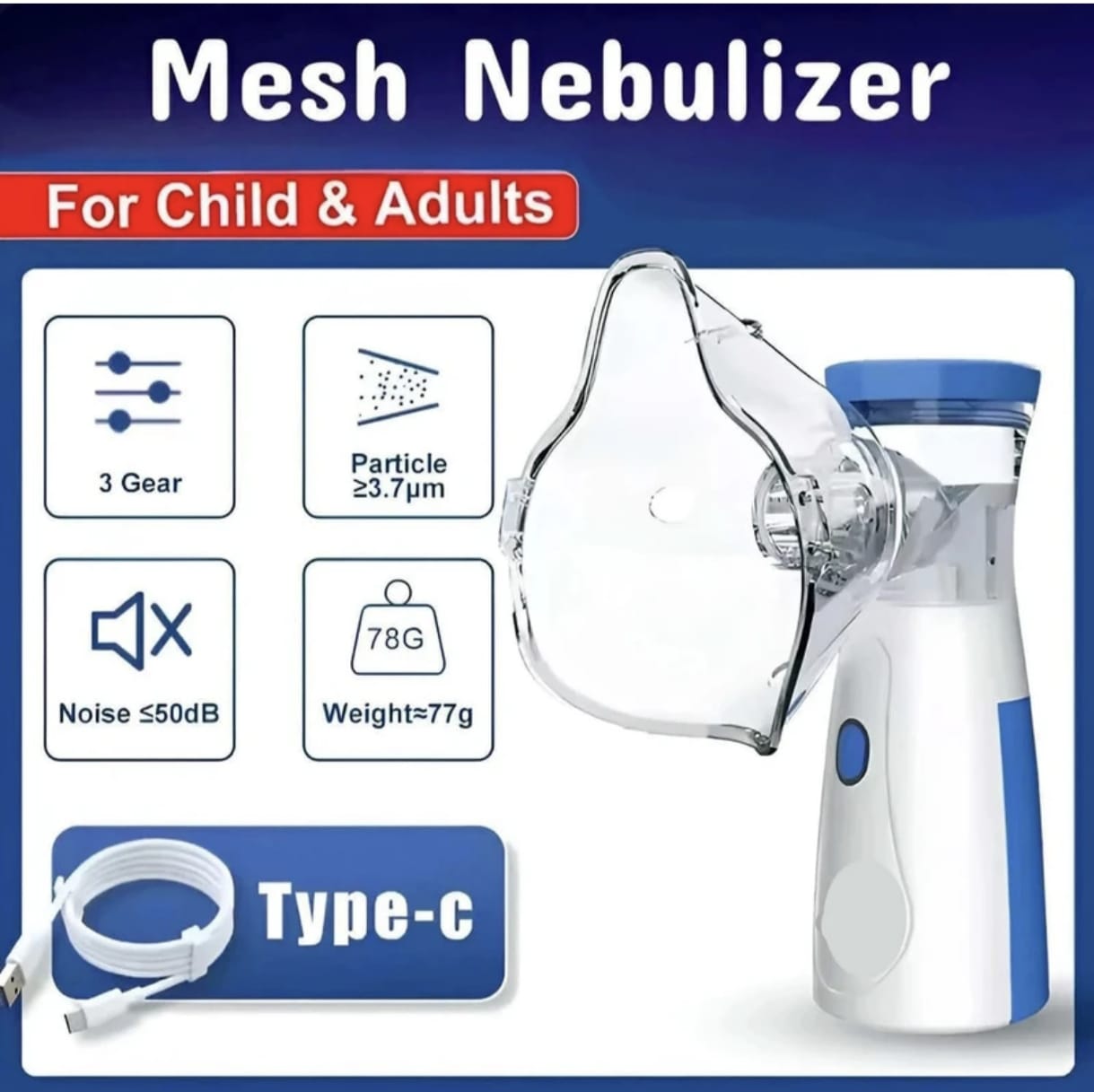 Portable Mesh Nebulizer