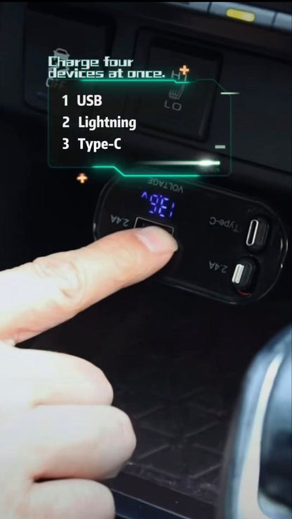 120W Retractable Car Charger